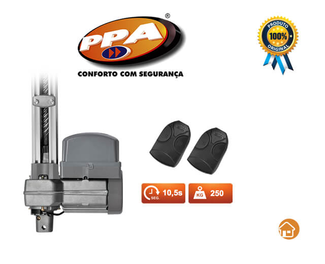 Kit Motor Portão Basculante PPA Potenza SP 1/3 HP (Residência, Comércio) 10.5 segundos - EP-5009