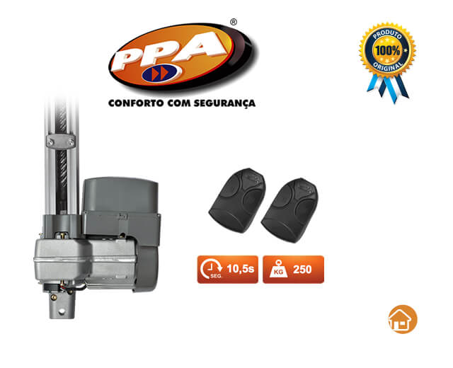 Kit Motor Portão Basculante PPA Levante SP 1/4 HP (Residência) 10.5 segundos - EP-5007